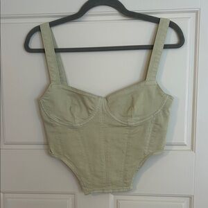 Green Corset Top